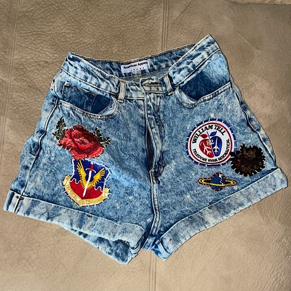 Baggy blue shorts. Size 30. American Apparel Jeans. - Picture 1 of 2